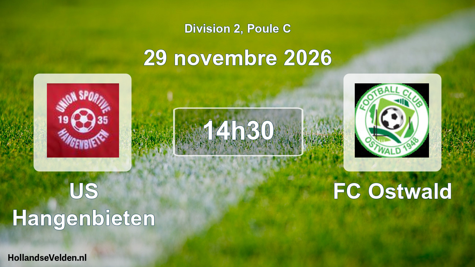 Geplande wedstrijd: US Hangenbieten - FC Ostwald (29 november 2026)