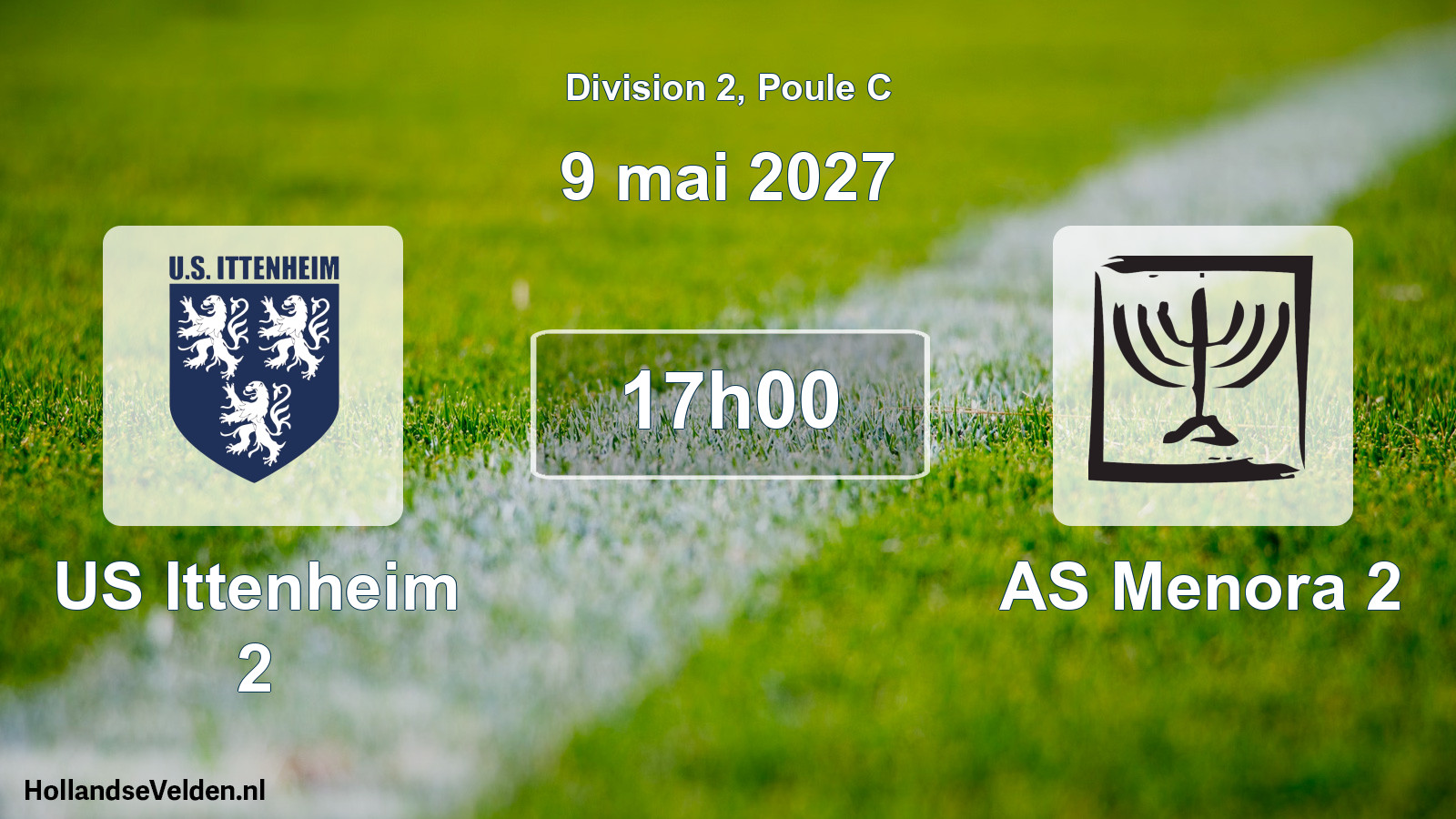 Scheduled Match: US Ittenheim 2 - AS Menora 2 (9 May 2027)