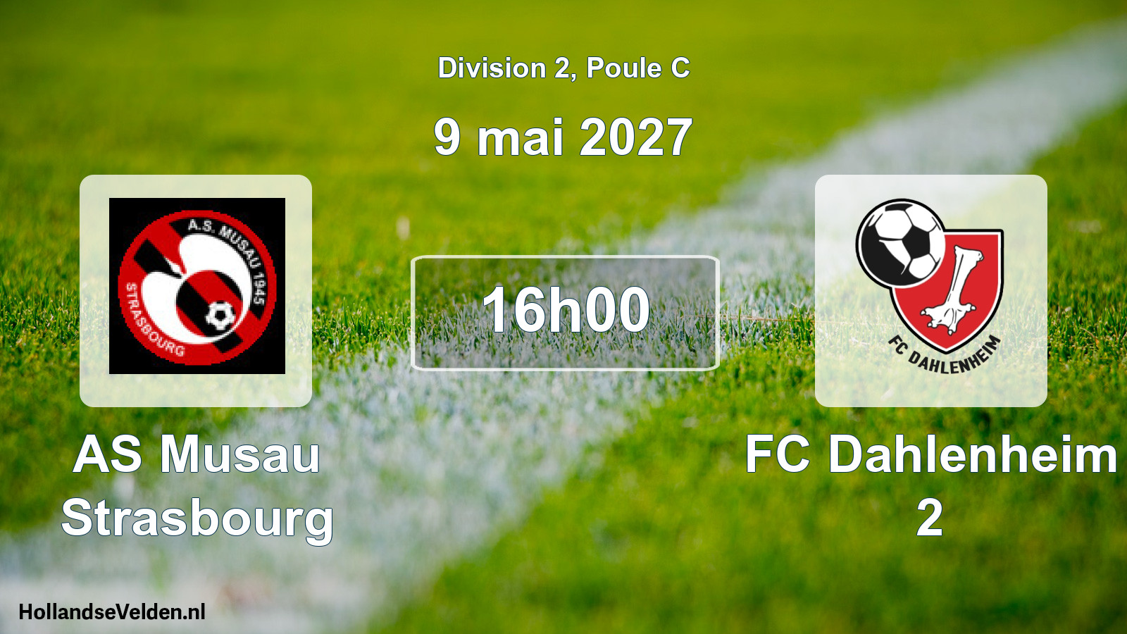 Scheduled Match: AS Musau Strasbourg - FC Dahlenheim 2 (9 May 2027)