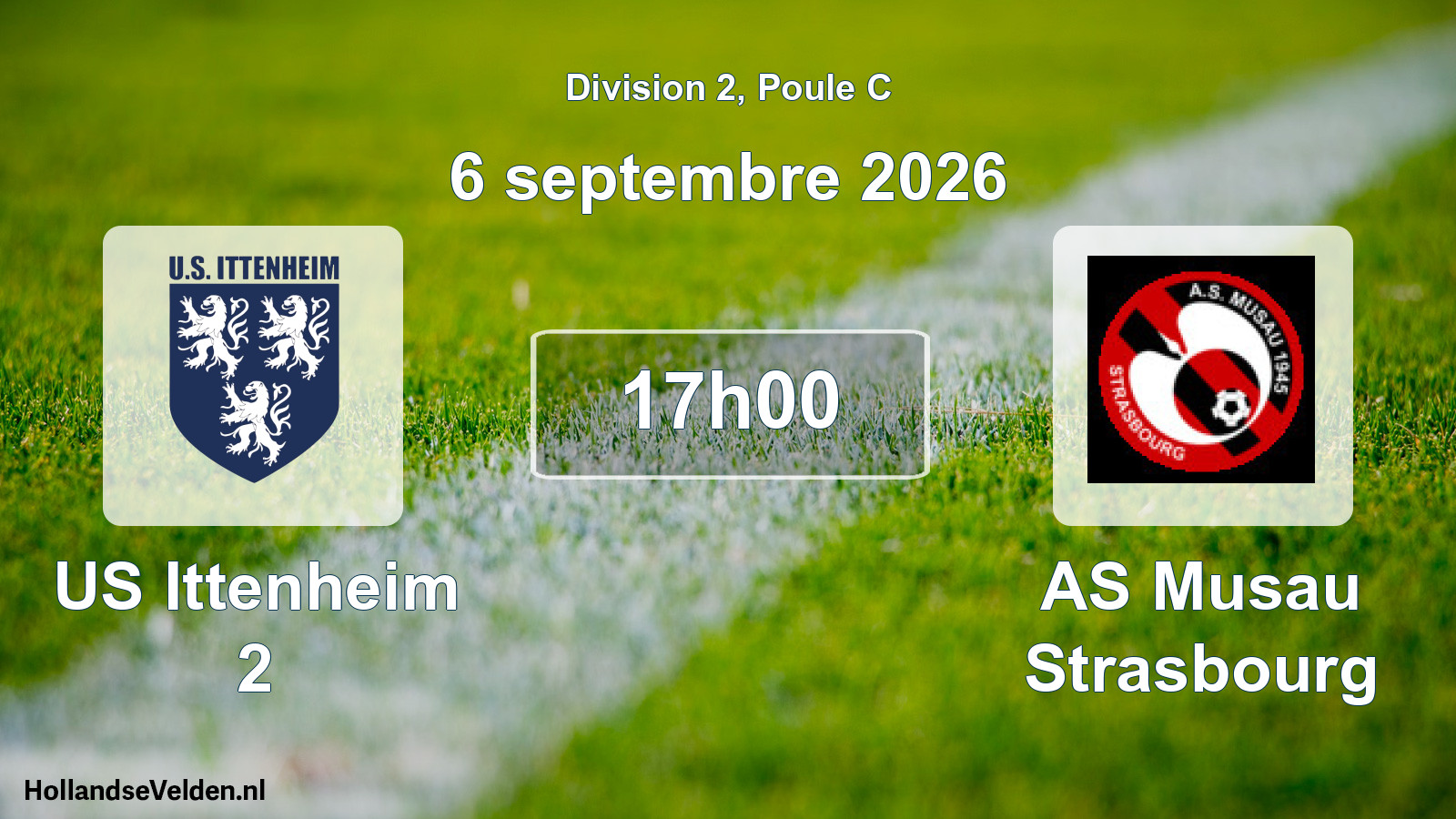 Scheduled Match: US Ittenheim 2 - AS Musau Strasbourg (6 September 2026)