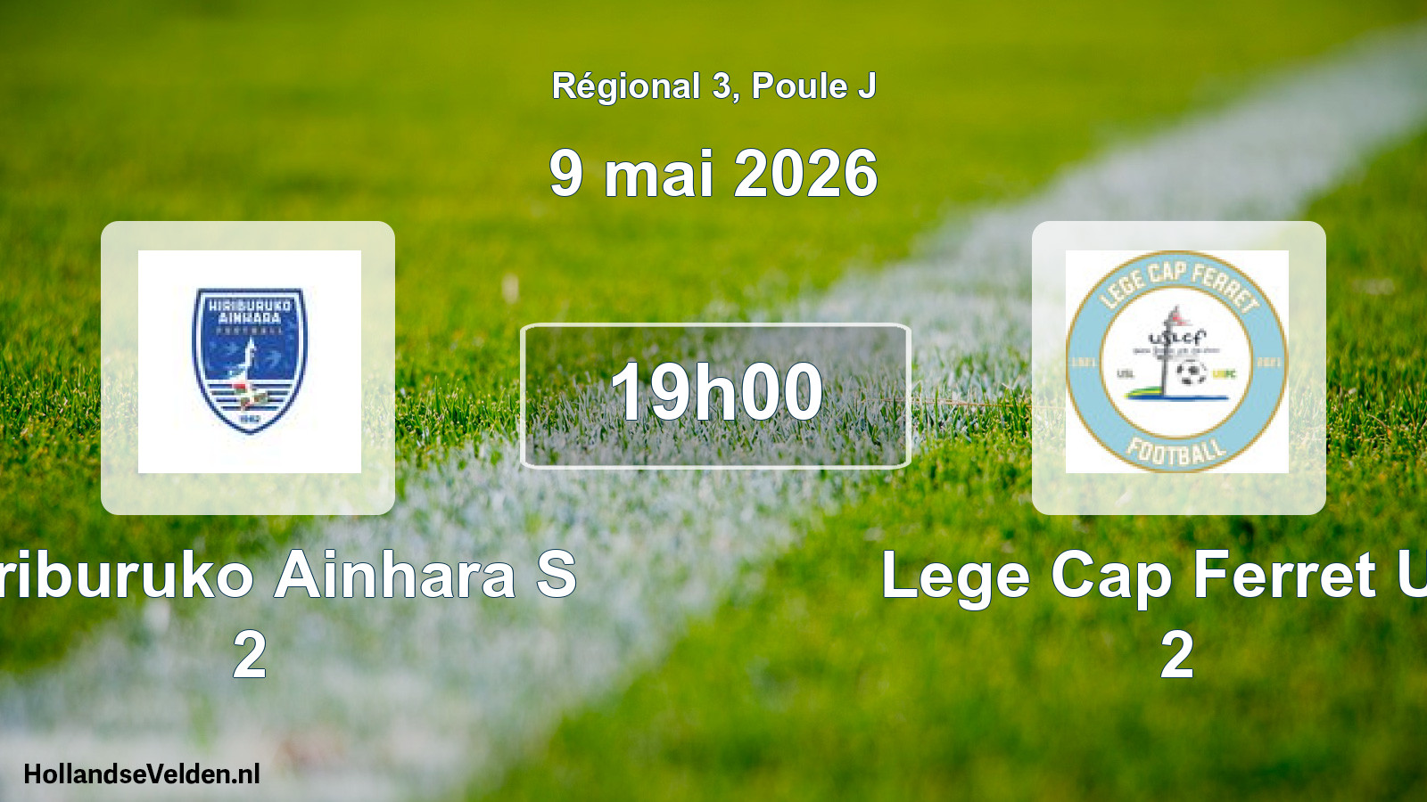 Scheduled Match: Hiriburuko Ainhara S 2 - Lege Cap Ferret Us 2 (9 May 2026)