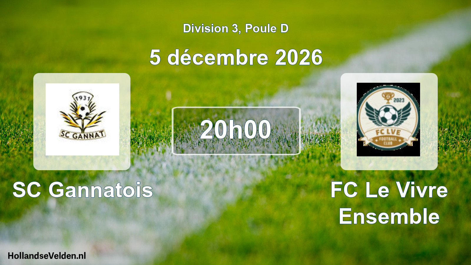 Scheduled Match: SC Gannatois - FC Le Vivre Ensemble (5 December 2026)