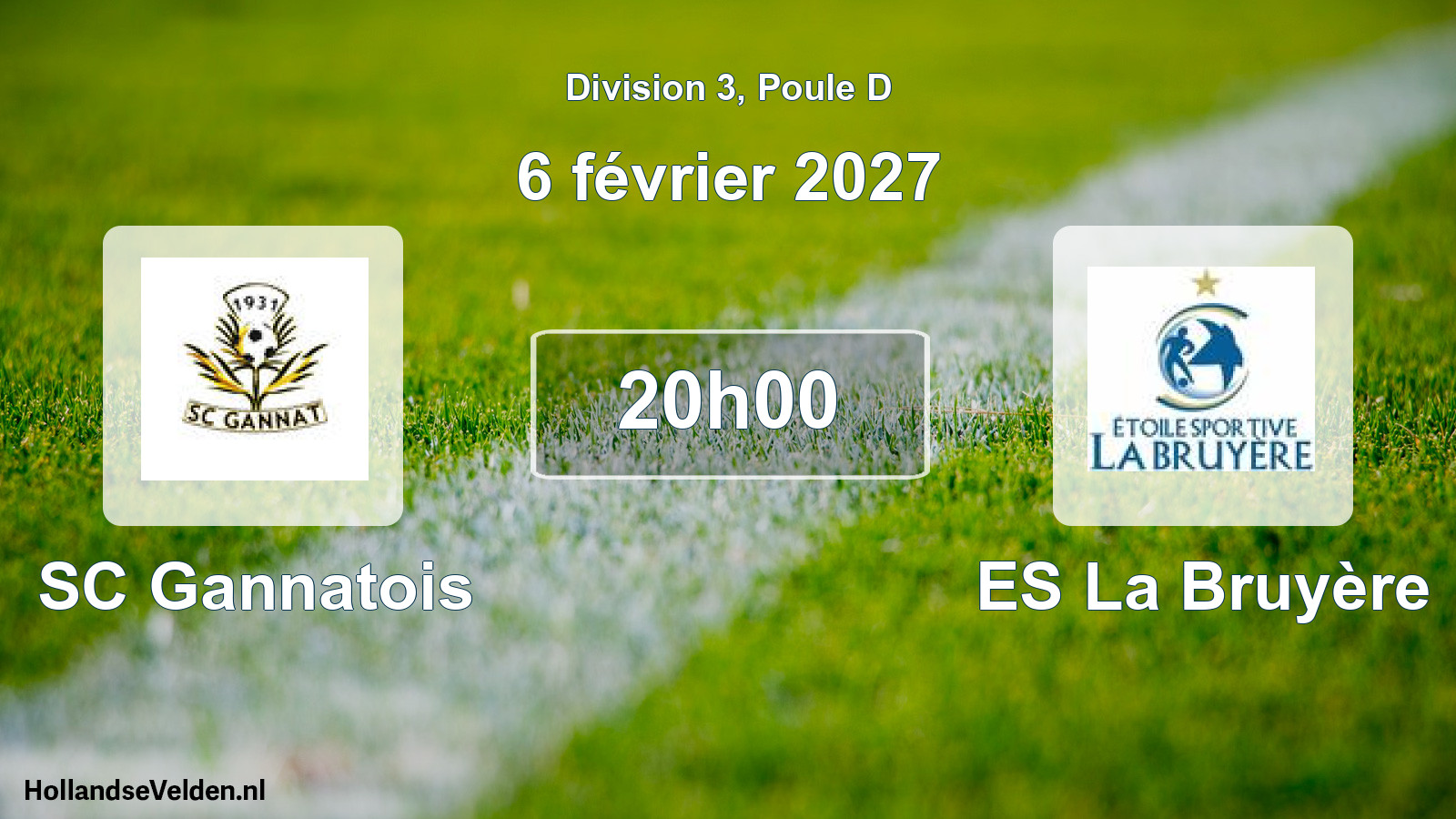 Scheduled Match: SC Gannatois - ES La Bruyère (6 February 2027)