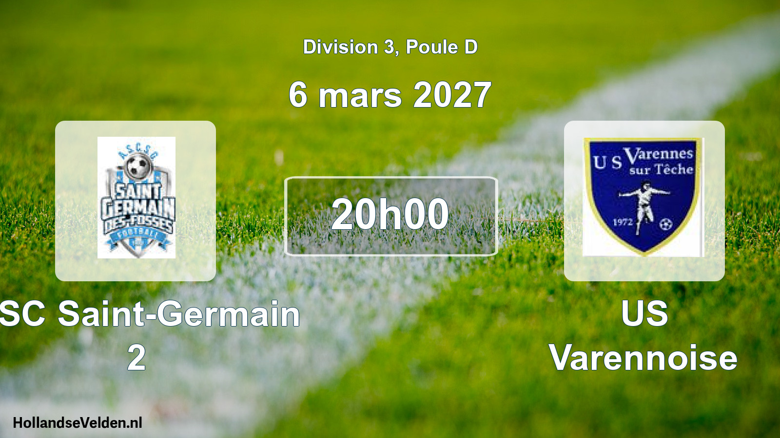 Scheduled Match: ASC Saint-Germain 2 - US Varennoise (6 March 2027)