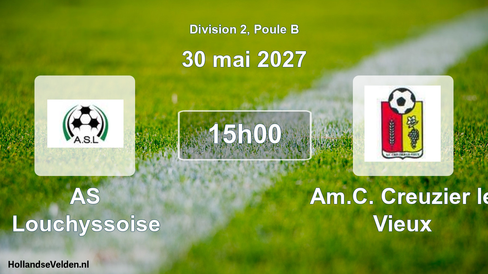 Match programmé: AS Louchyssoise - Am.C. Creuzier le Vieux (30 mai 2027)