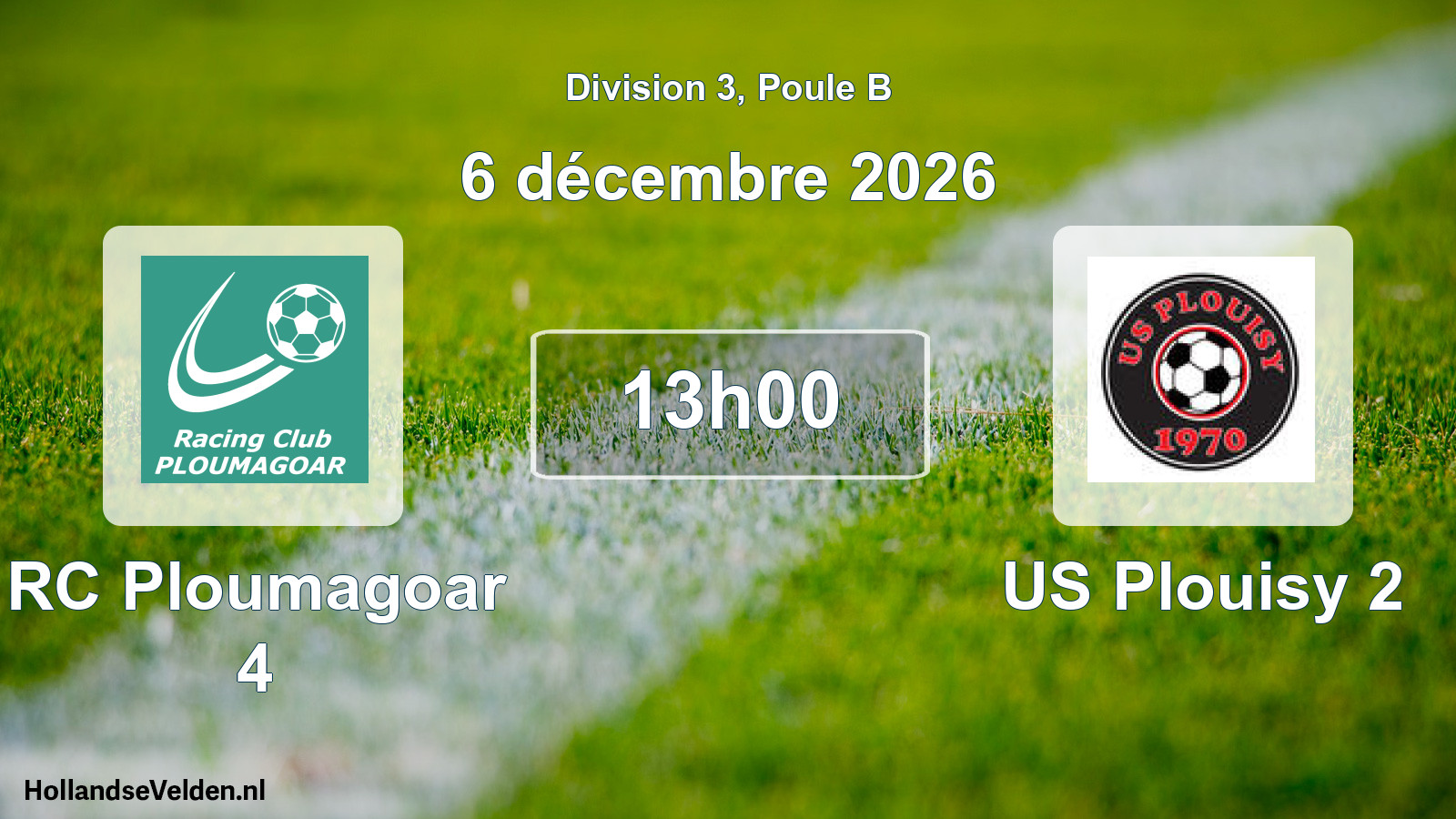 Scheduled Match: RC Ploumagoar 4 - US Plouisy 2 (6 December 2026)