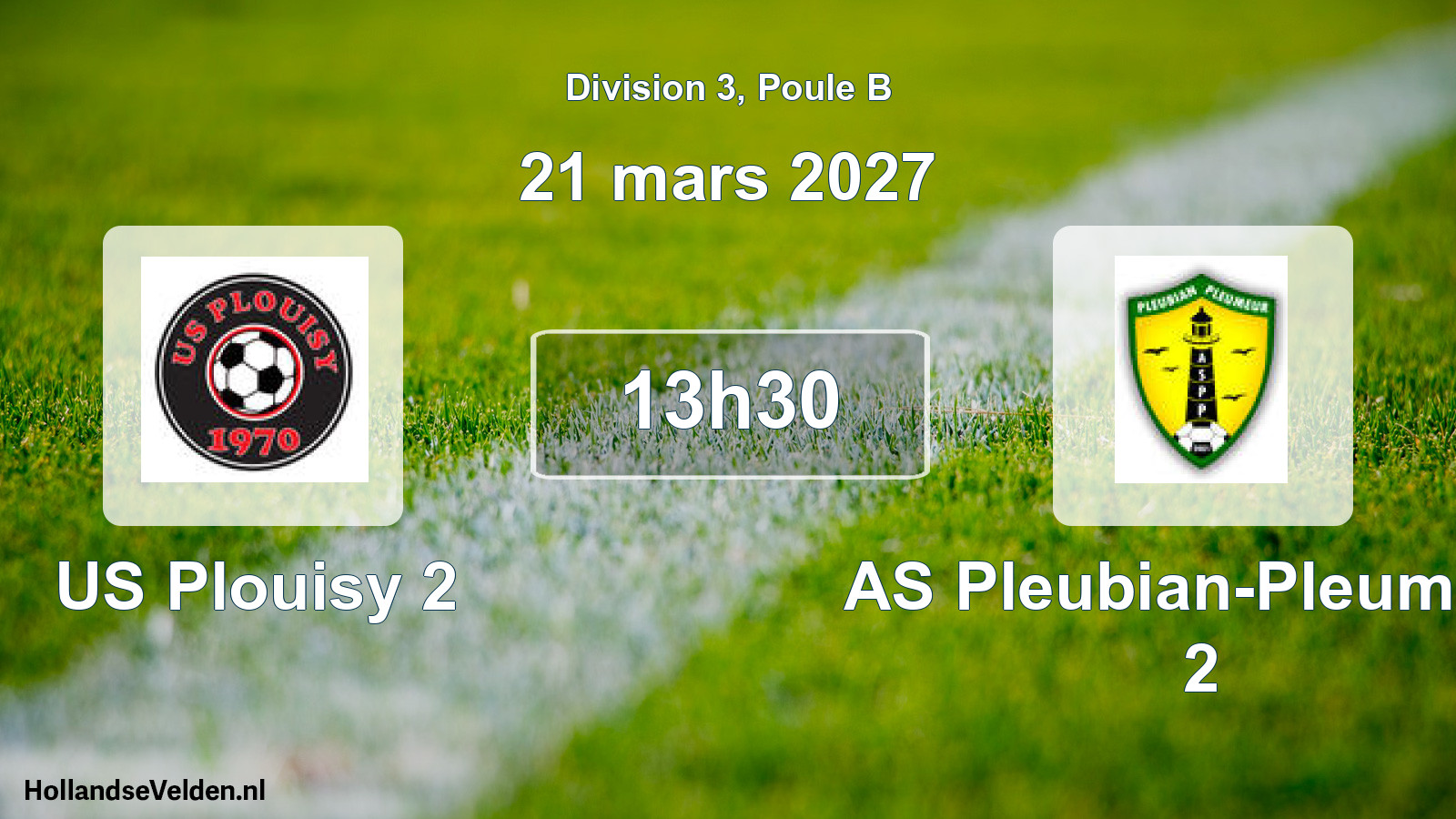 Scheduled Match: US Plouisy 2 - AS Pleubian-Pleumeur 2 (21 March 2027)