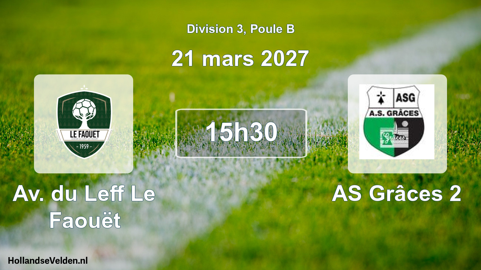 Scheduled Match: Av. du Leff Le Faouët - AS Grâces 2 (21 March 2027)