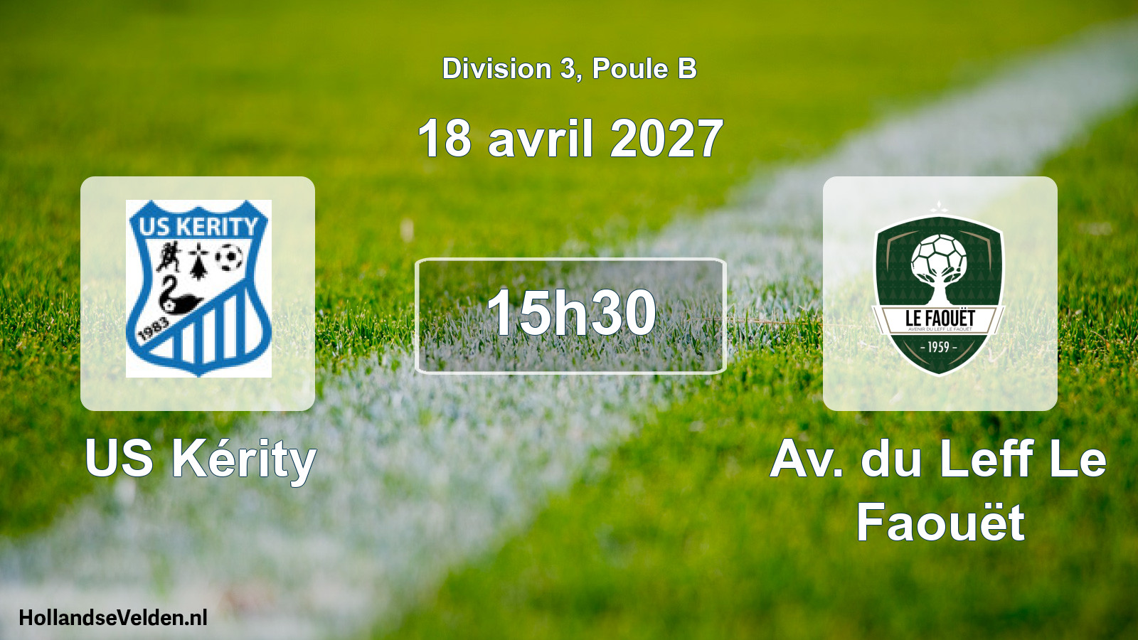 Scheduled Match: US Kérity - Av. du Leff Le Faouët (18 April 2027)