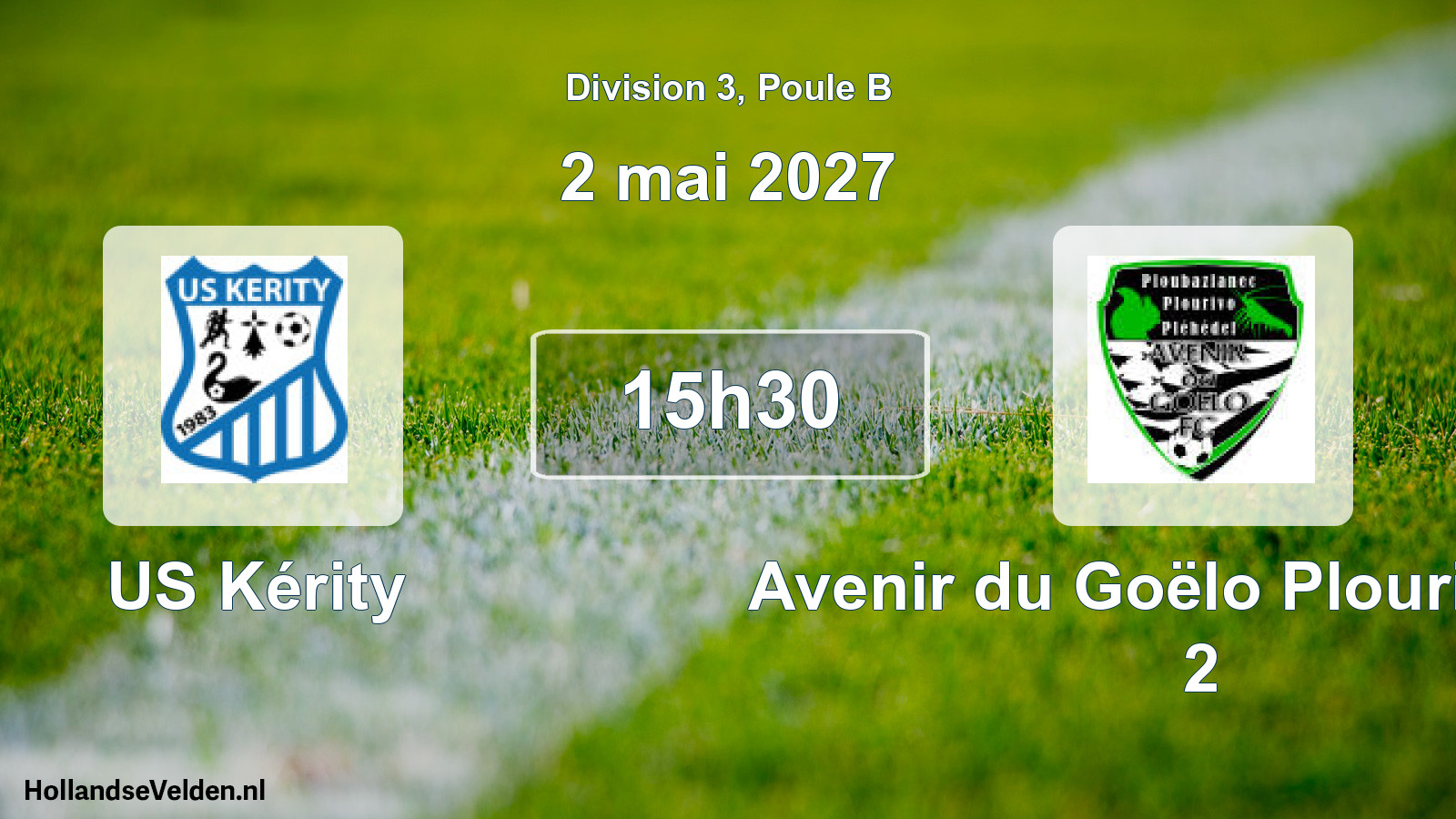 Scheduled Match: US Kérity - Avenir du Goëlo Plourivo FC 2 (2 May 2027)