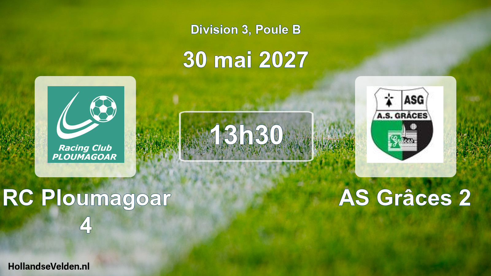 Scheduled Match: RC Ploumagoar 4 - AS Grâces 2 (30 May 2027)