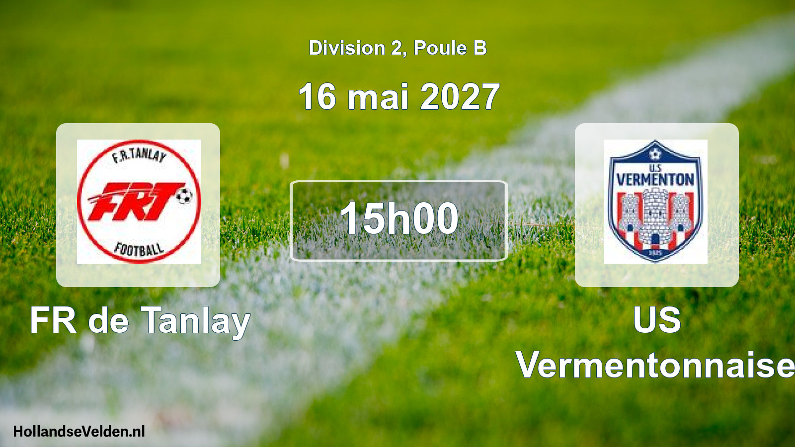 Match programmé: FR de Tanlay - US Vermentonnaise (16 mai 2027)