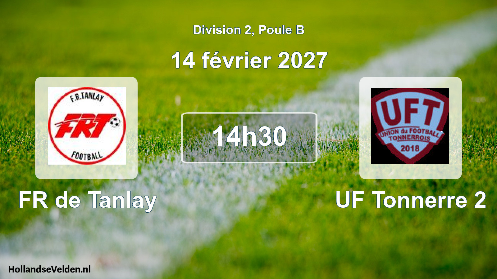 Match programmé: FR de Tanlay - UF Tonnerre 2 (14 février 2027)