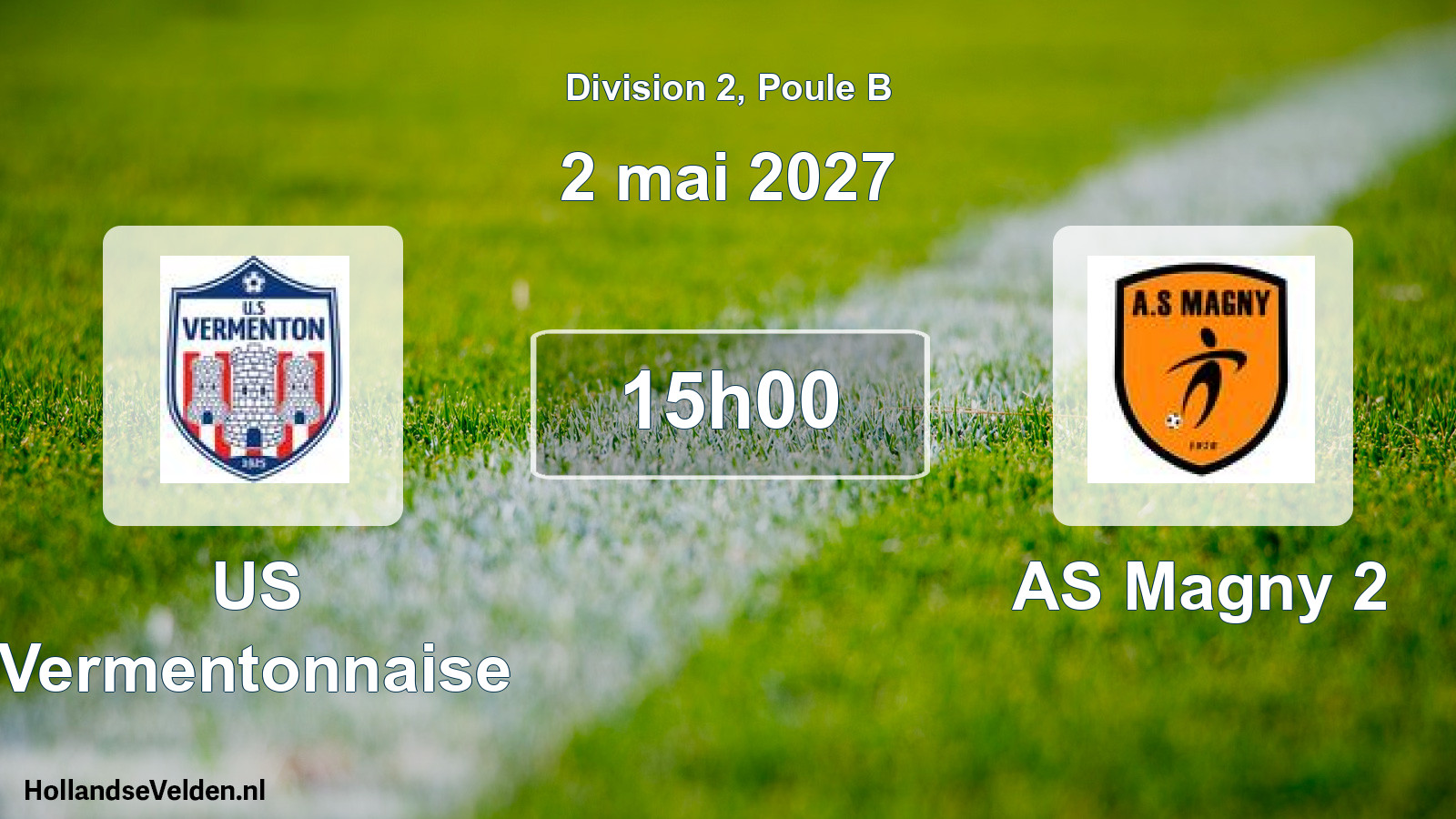 Match programmé: US Vermentonnaise - AS Magny 2 (2 mai 2027)