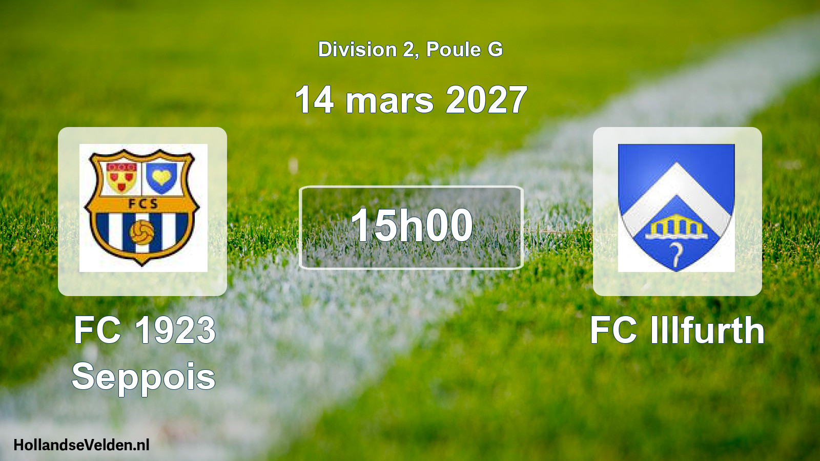 Scheduled Match: FC 1923 Seppois - FC Illfurth (14 March 2027)