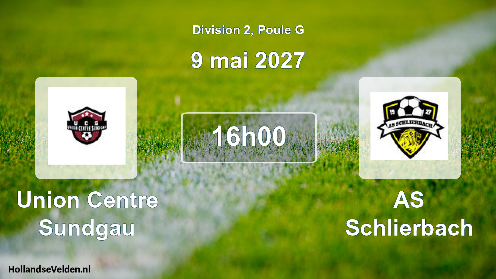 Match programmé: Union Centre Sundgau - AS Schlierbach (9 mai 2027)