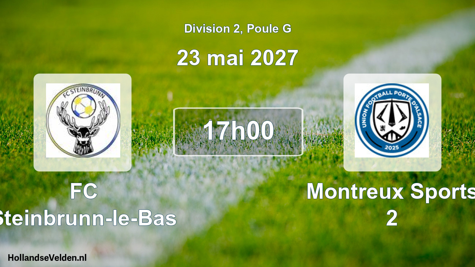 Scheduled Match: FC Steinbrunn-le-Bas - Montreux Sports 2 (23 May 2027)