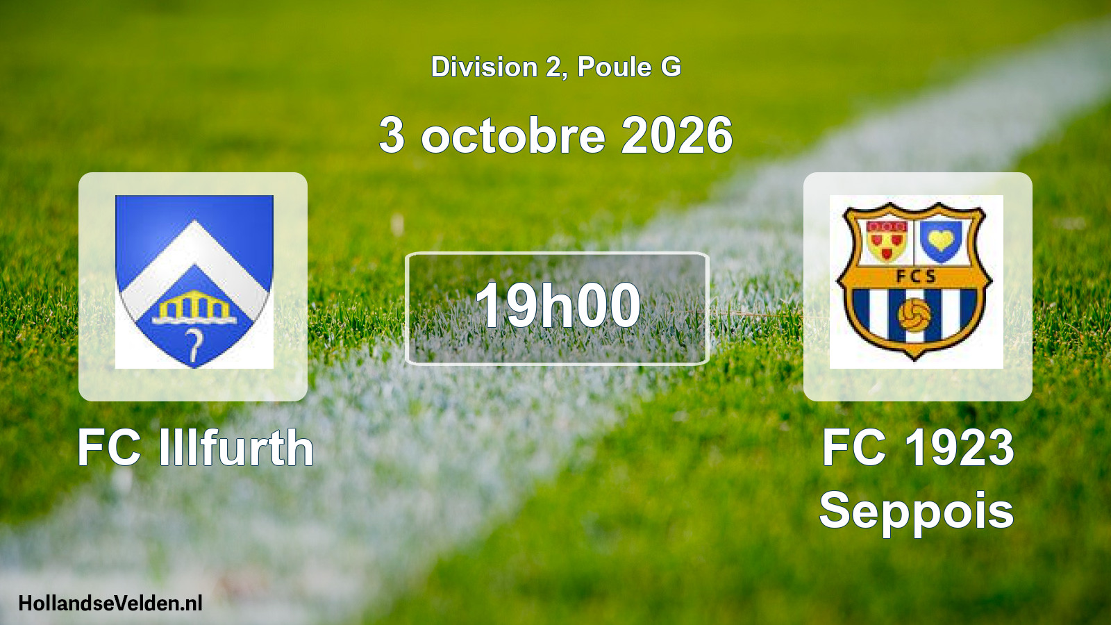Scheduled Match: FC Illfurth - FC 1923 Seppois (3 October 2026)
