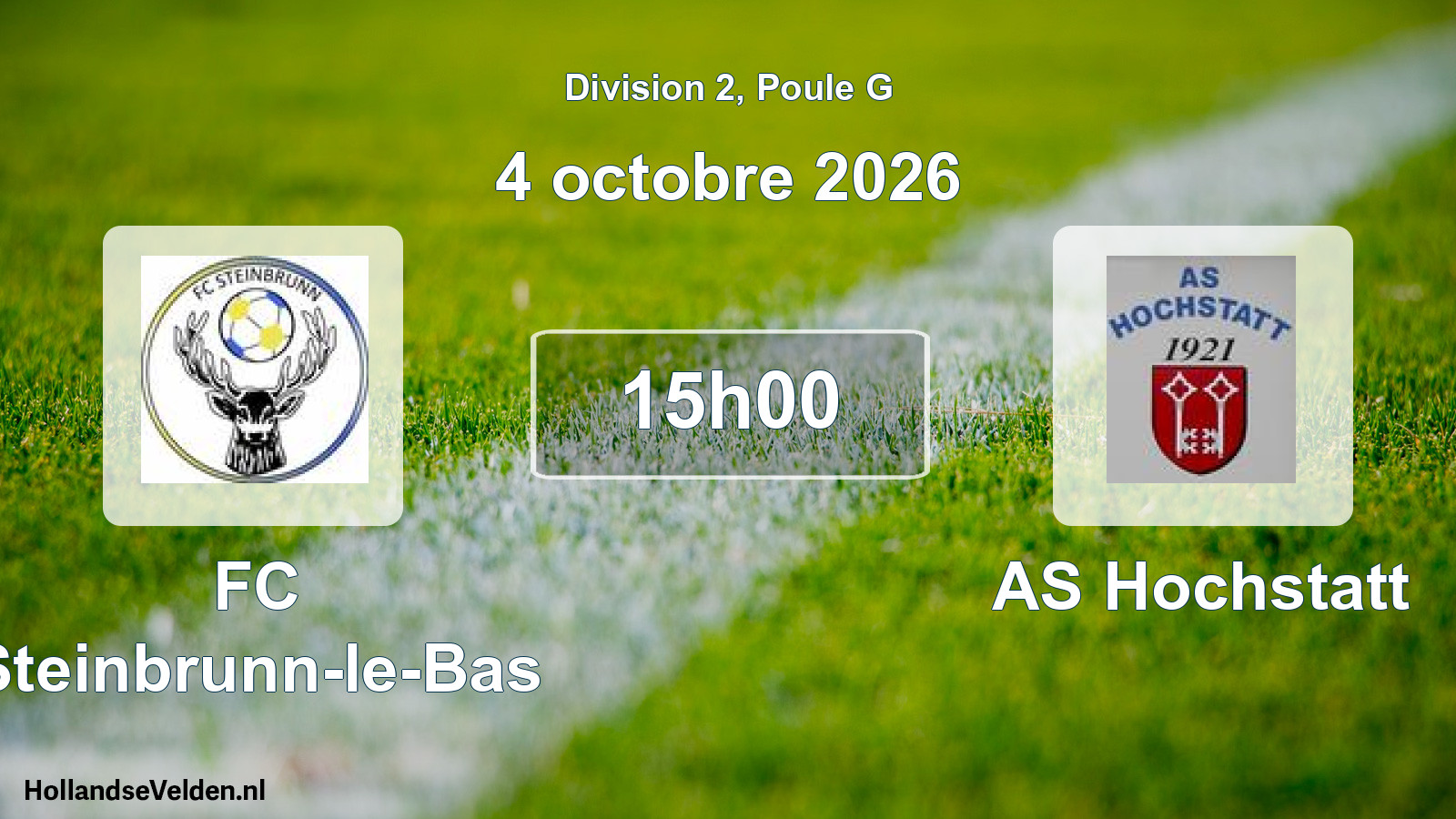 Scheduled Match: FC Steinbrunn-le-Bas - AS Hochstatt (4 October 2026)