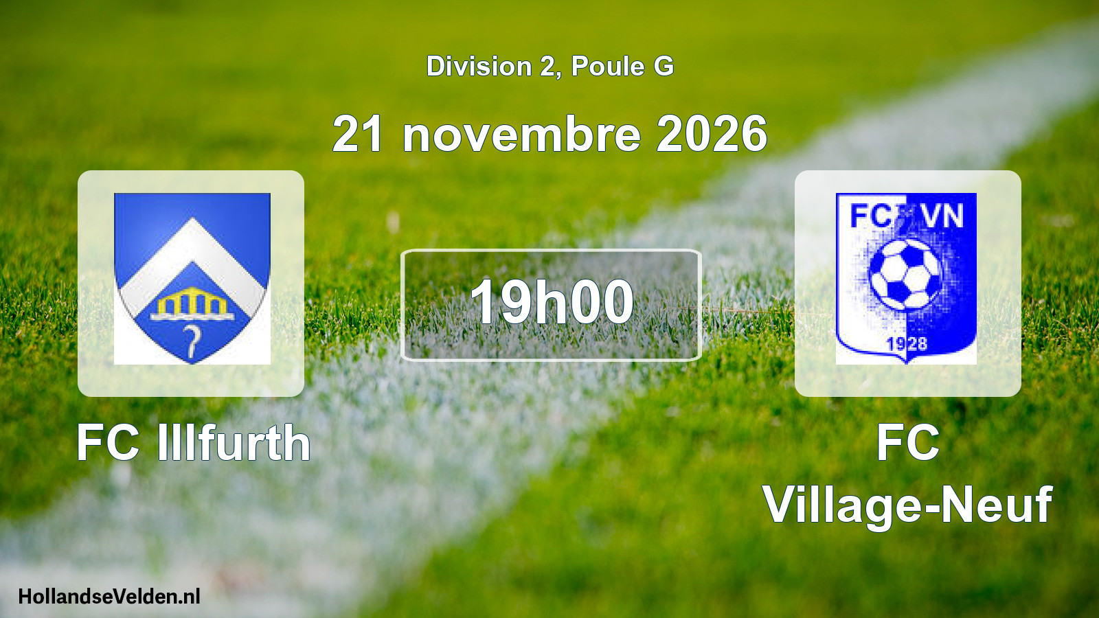 Scheduled Match: FC Illfurth - FC Village-Neuf (21 November 2026)