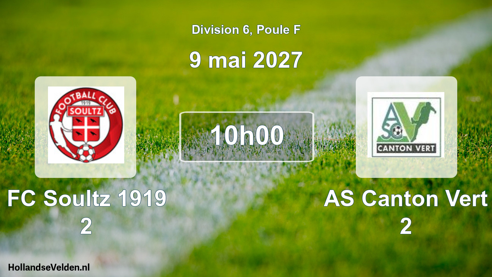 Scheduled Match: FC Soultz 1919 2 - AS Canton Vert 2 (9 May 2027)