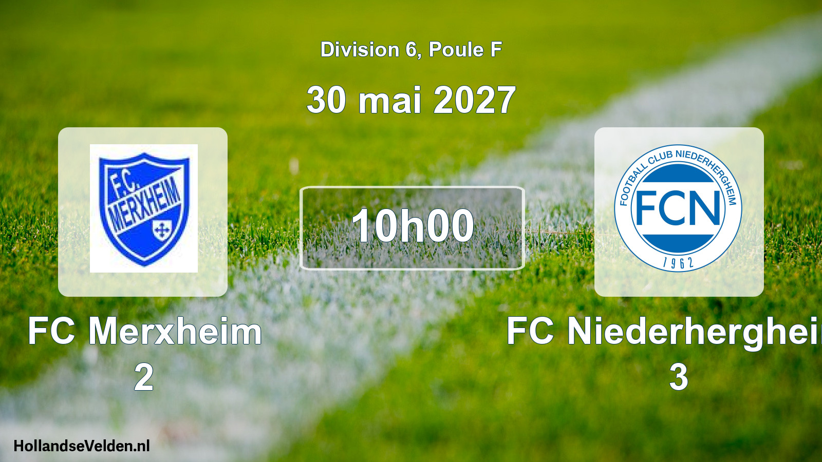Scheduled Match: FC Merxheim 2 - FC Niederhergheim 3 (30 May 2027)