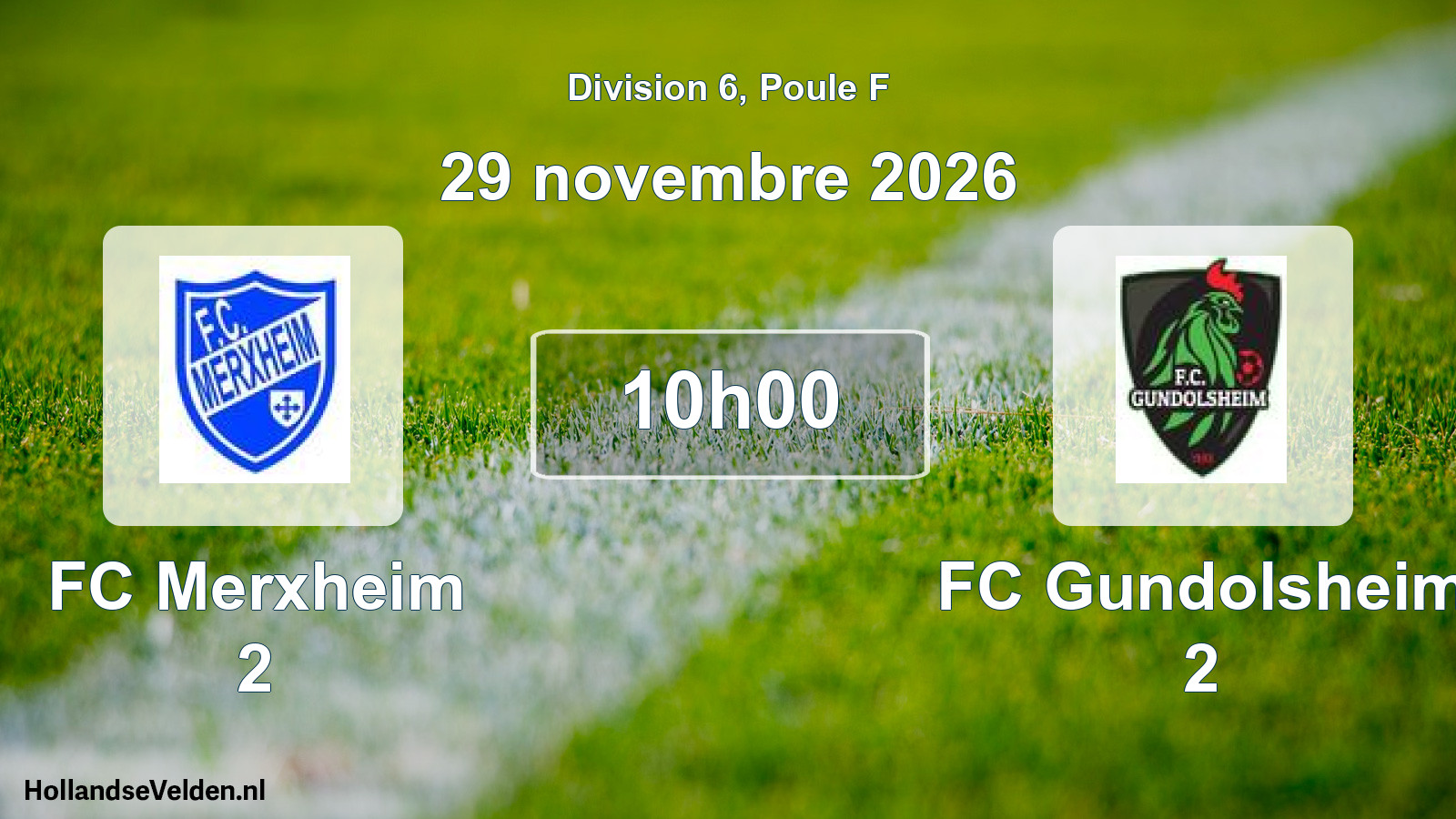 Scheduled Match: FC Merxheim 2 - FC Gundolsheim 2 (29 November 2026)