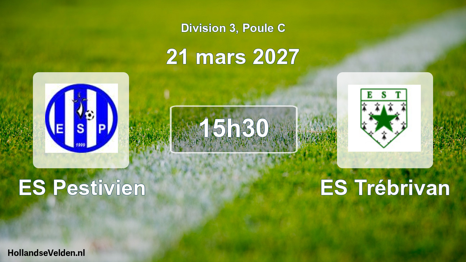 Match programmé: ES Pestivien - ES Trébrivan (21 mars 2027)