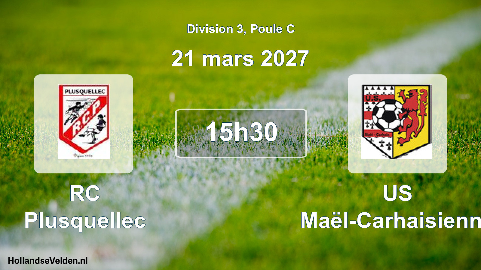 Match programmé: RC Plusquellec - US Maël-Carhaisienne (21 mars 2027)