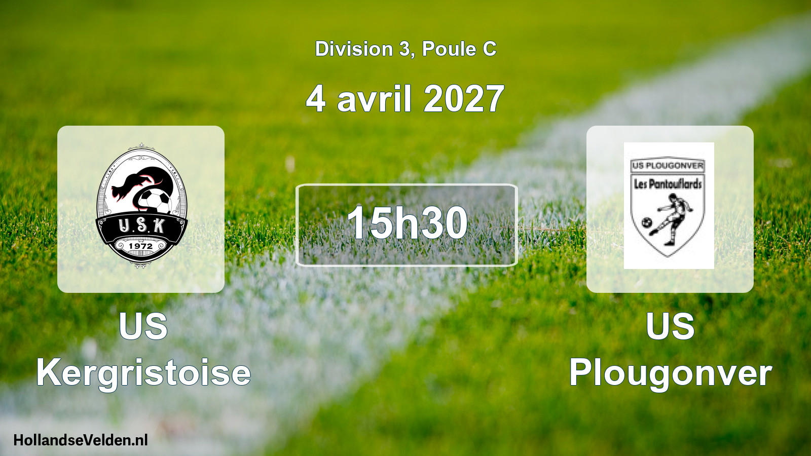 Match programmé: US Kergristoise - US Plougonver (4 avril 2027)