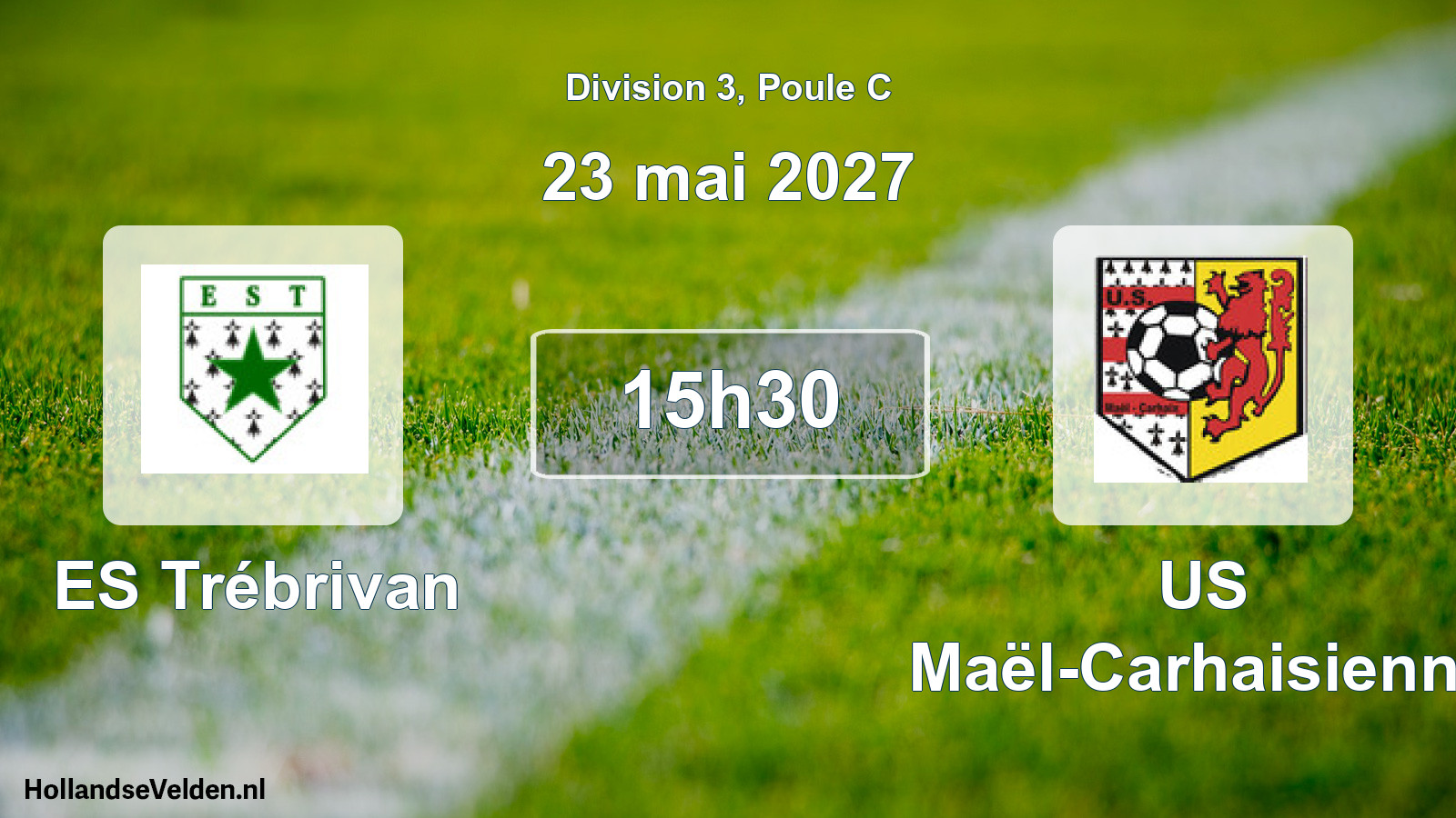 Match programmé: ES Trébrivan - US Maël-Carhaisienne (23 mai 2027)