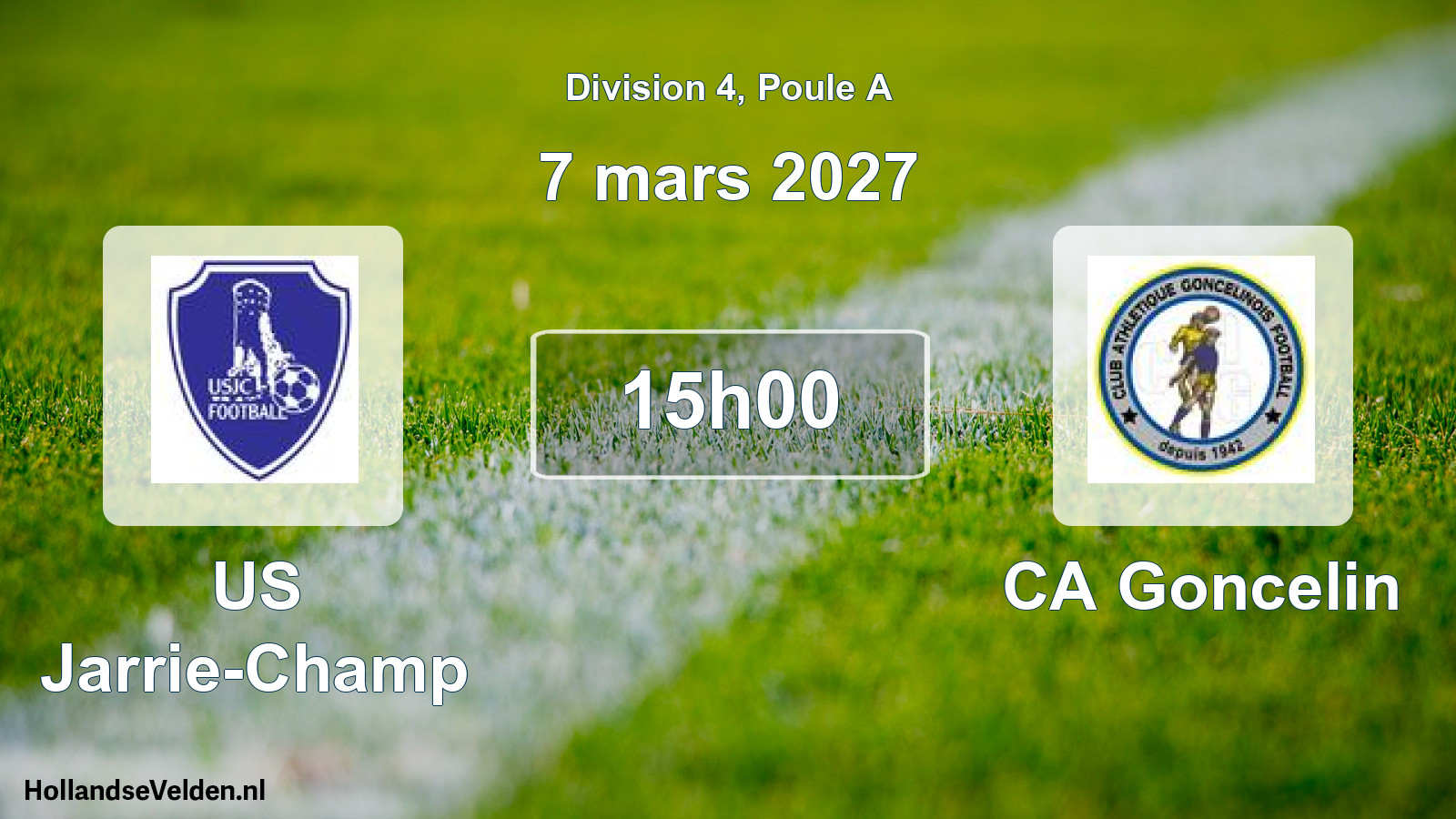 Scheduled Match: US Jarrie-Champ - CA Goncelin (7 March 2027)