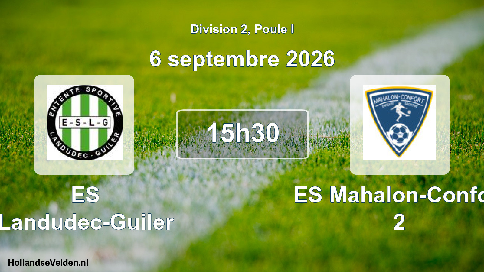 Scheduled Match: ES Landudec-Guiler - ES Mahalon-Confort 2 (6 September 2026)