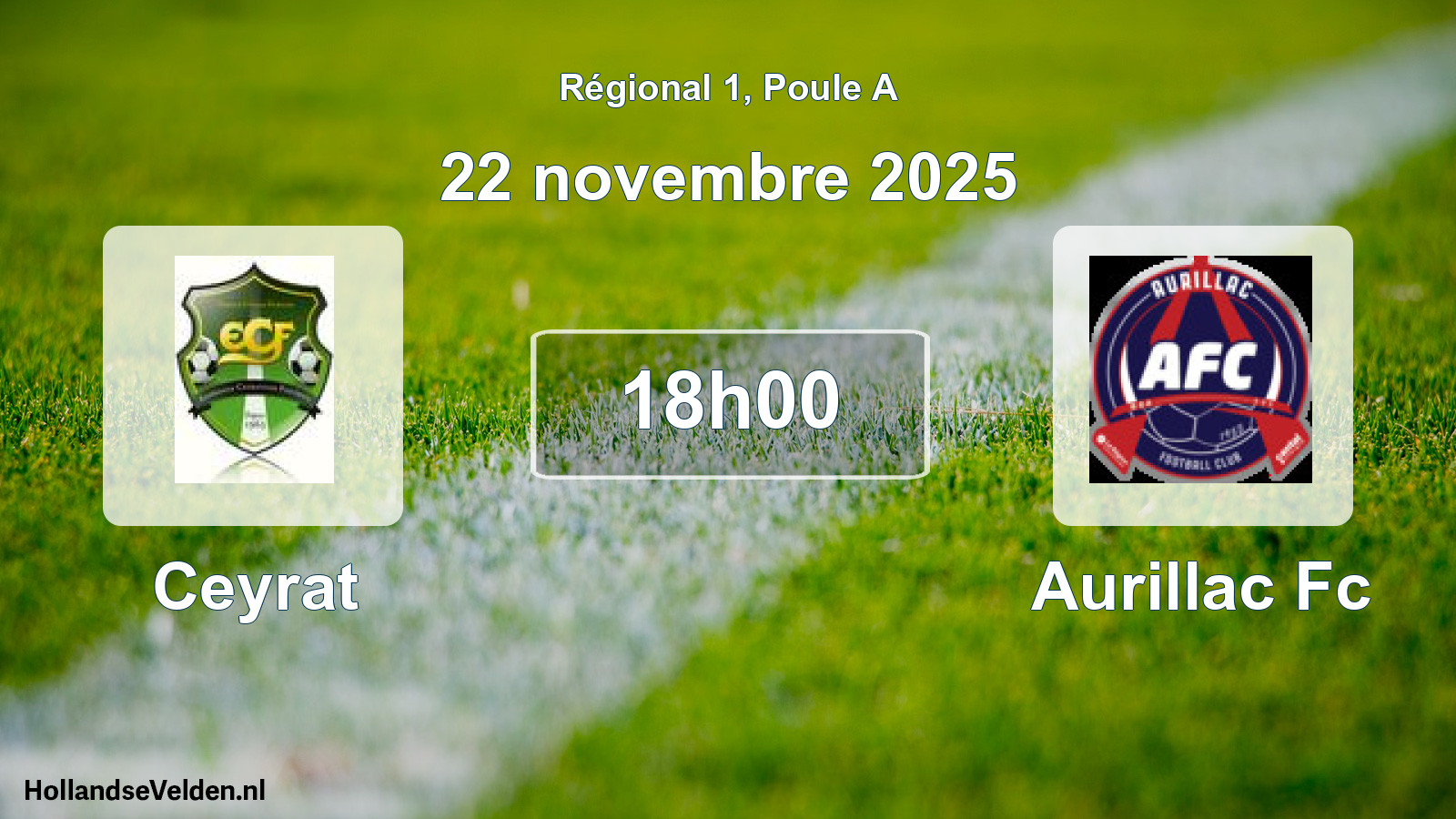 Scheduled Match: Ceyrat - Aurillac Fc (22 November 2025)