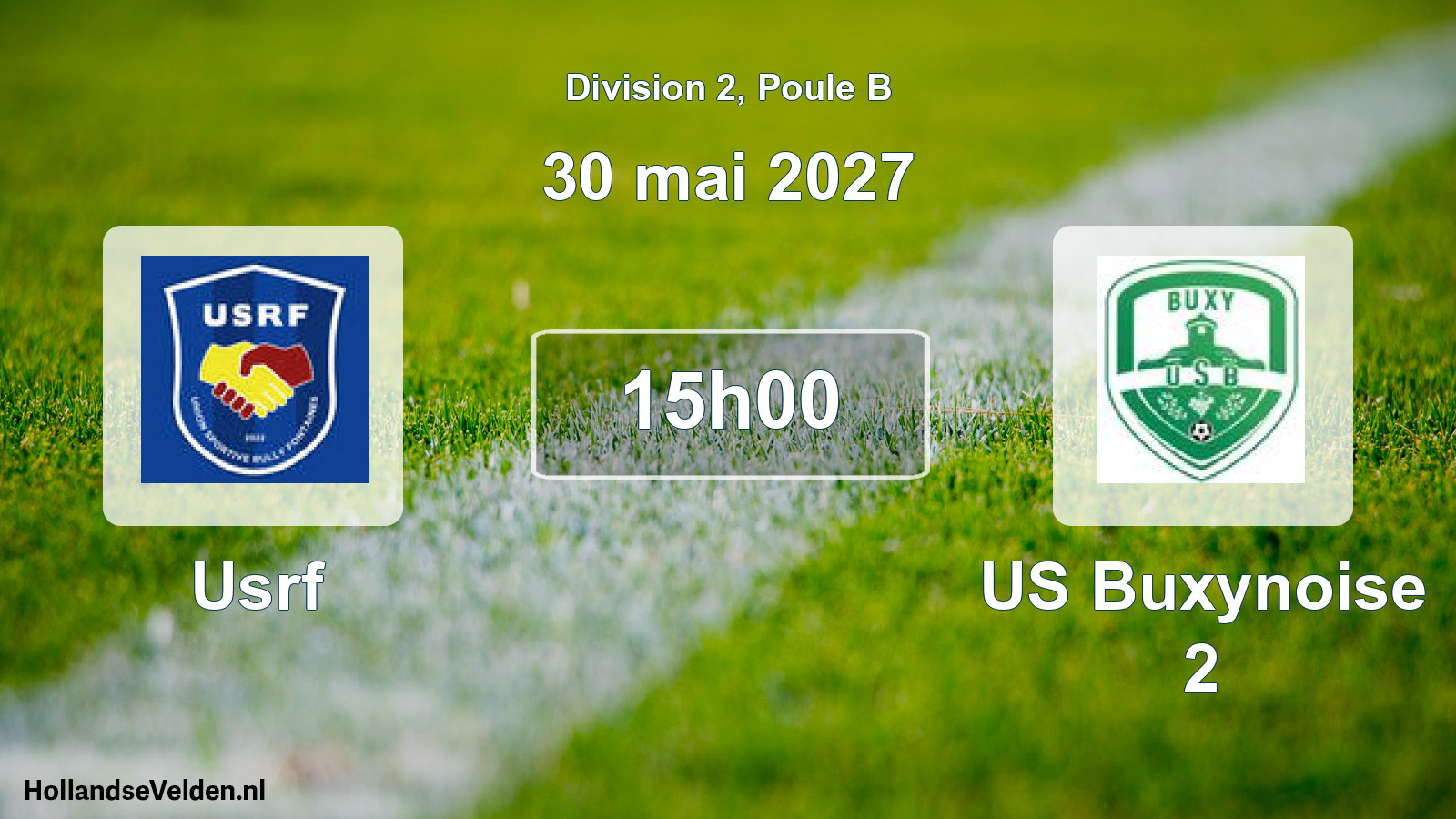 Scheduled Match: Usrf - US Buxynoise 2 (30 May 2027)