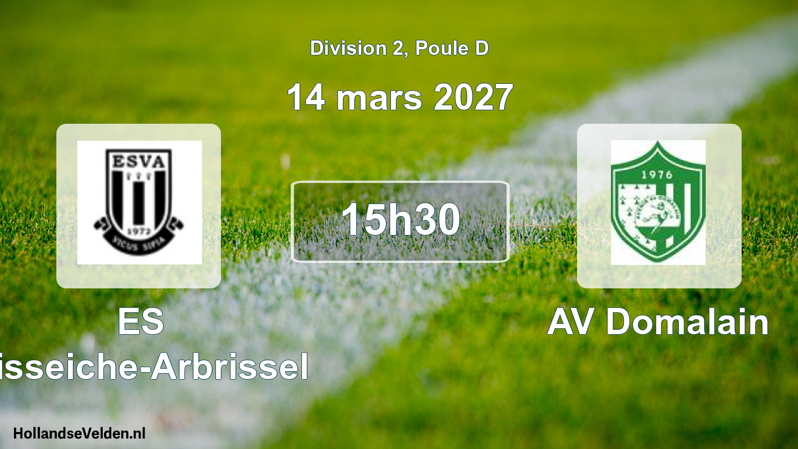 Match programmé: ES Visseiche-Arbrissel - AV Domalain (14 mars 2027)