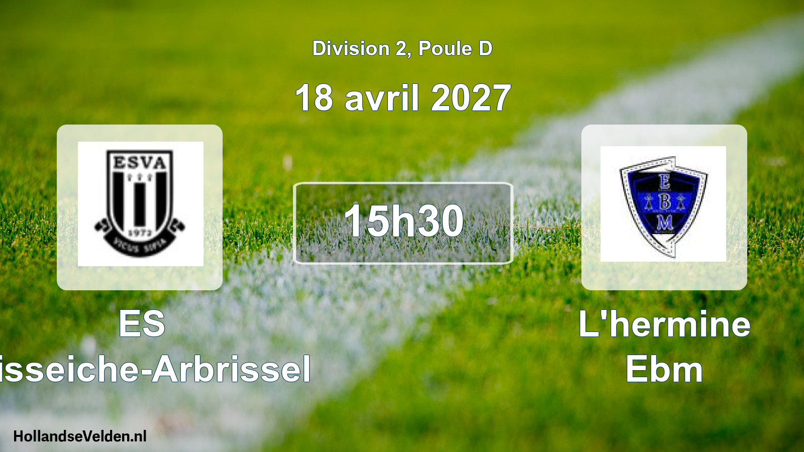 Match programmé: ES Visseiche-Arbrissel - L'hermine Ebm (18 avril 2027)