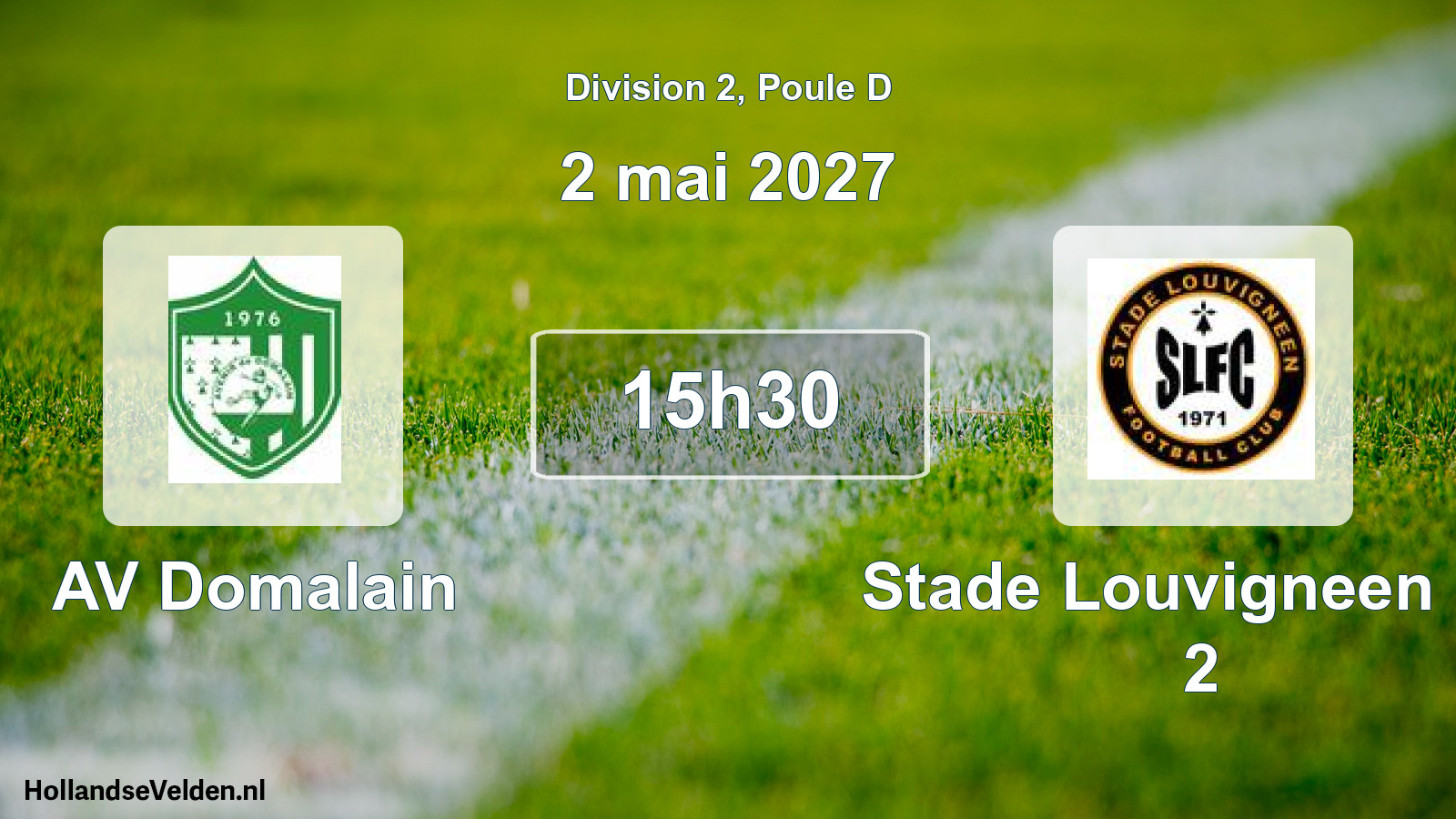 Scheduled Match: AV Domalain - Stade Louvigneen FC 2 (2 May 2027)