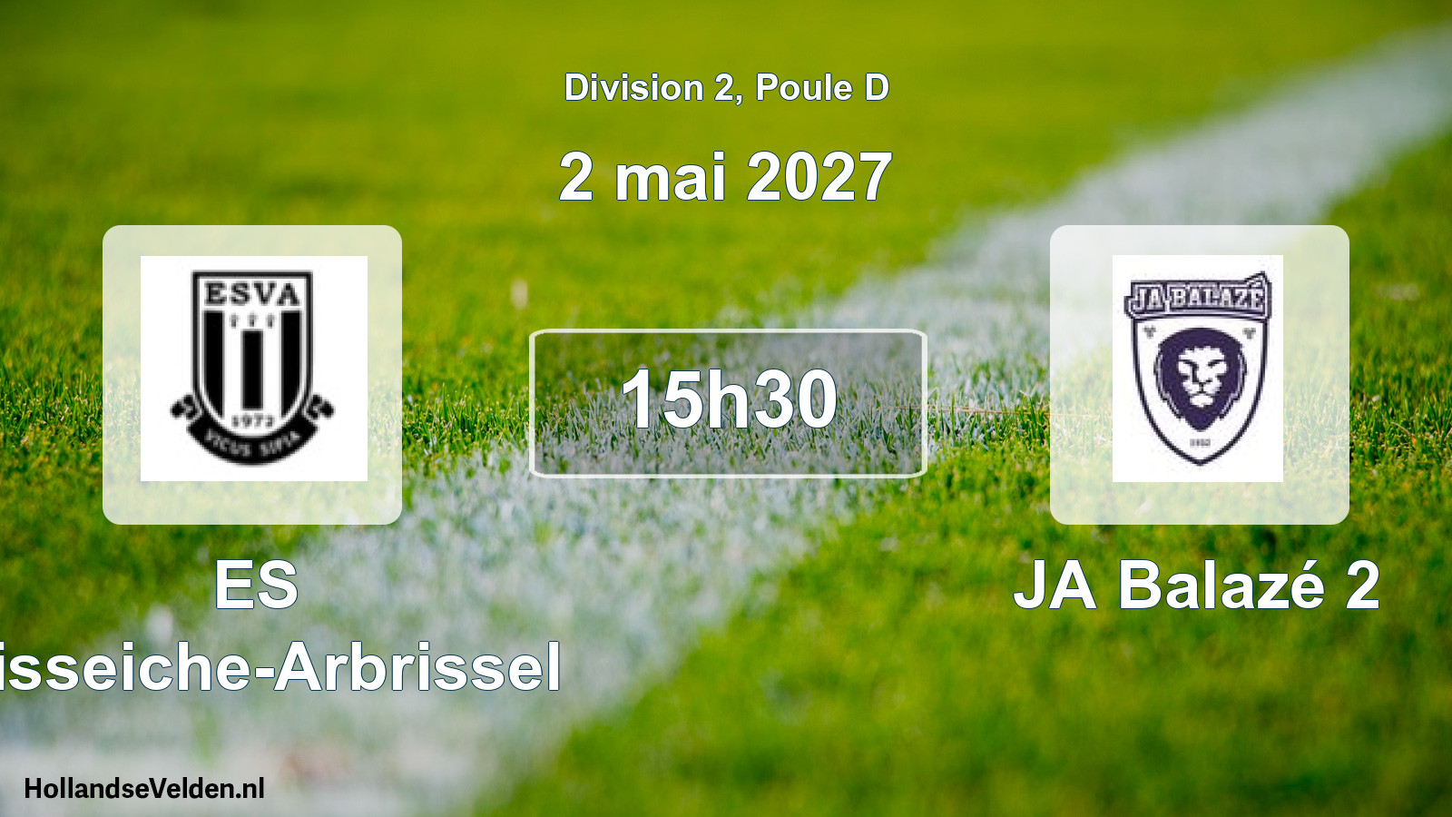 Match programmé: ES Visseiche-Arbrissel - JA Balazé 2 (2 mai 2027)