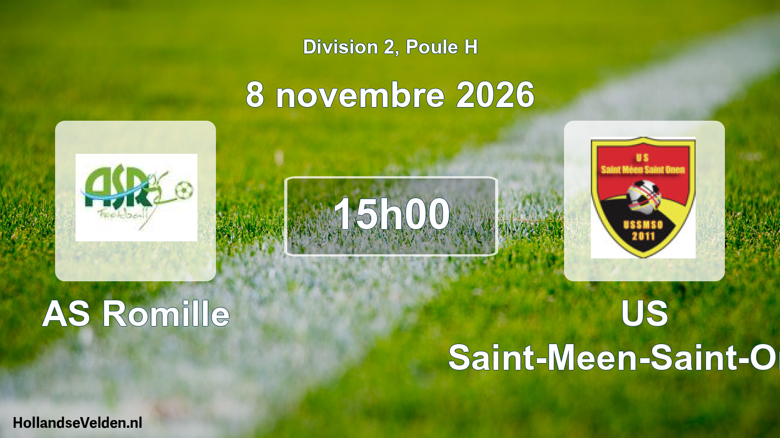 Scheduled Match: AS Romille - US Saint-Meen-Saint-Onen (8 November 2026)