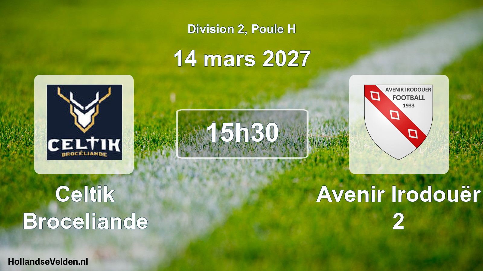 Scheduled Match: Celtik Broceliande - Avenir Irodouër 2 (14 March 2027)