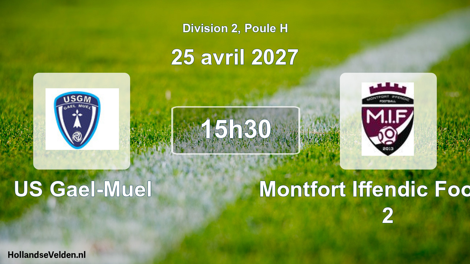 Scheduled Match: US Gael-Muel - Montfort Iffendic Football 2 (25 April 2027)