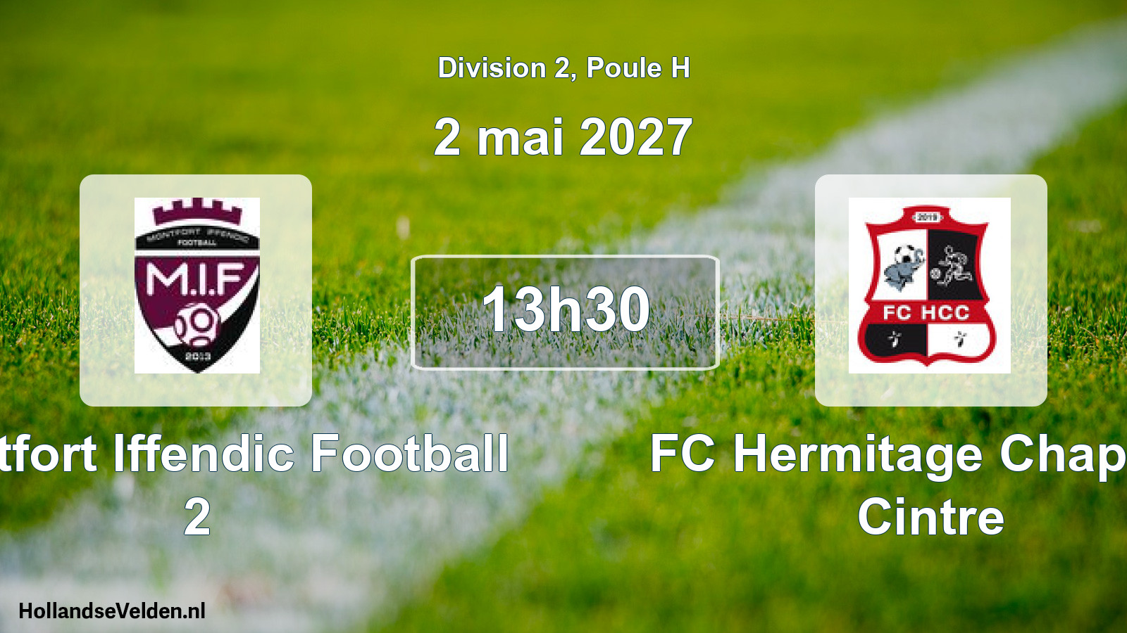 Match programmé: Montfort Iffendic Football 2 - FC Hermitage Chapelle Cintre (2 mai 2027)