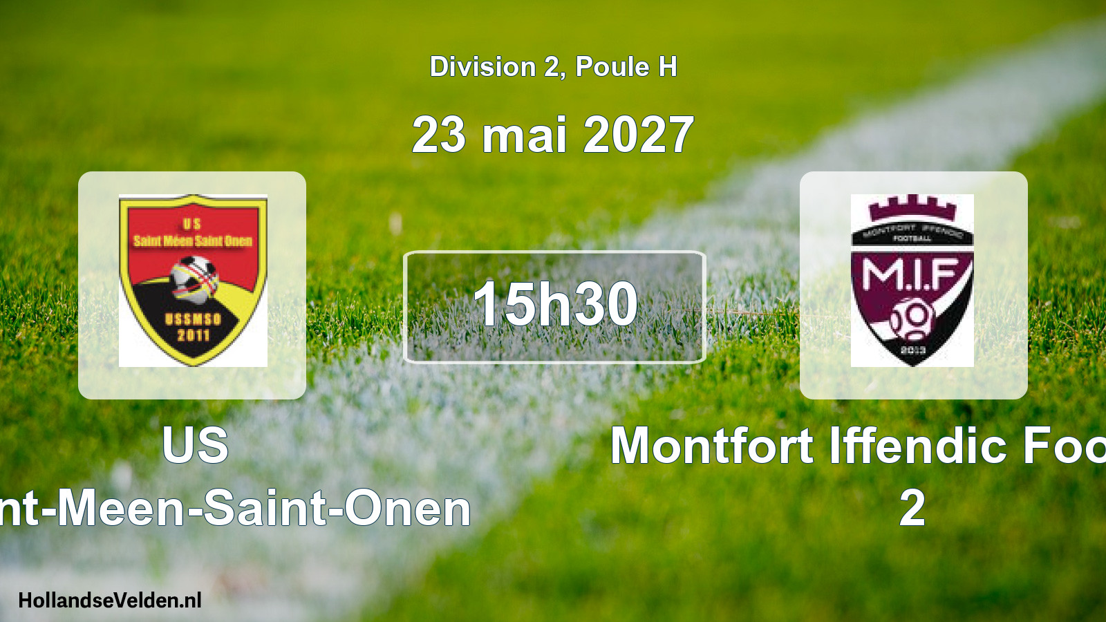 Scheduled Match: US Saint-Meen-Saint-Onen - Montfort Iffendic Football 2 (23 May 2027)