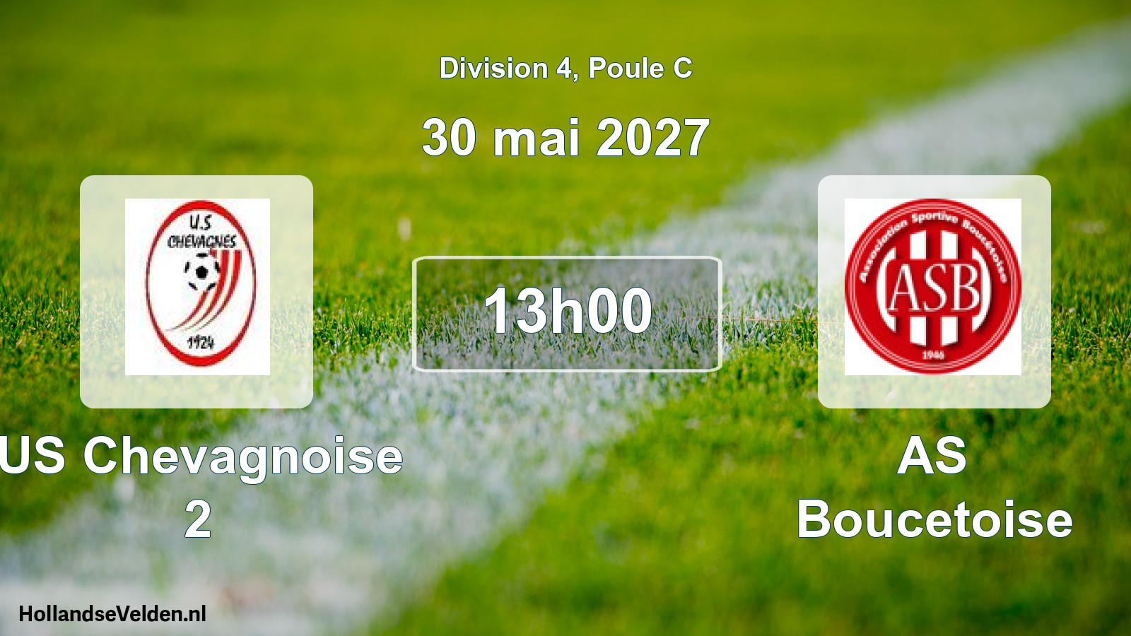 Match programmé: US Chevagnoise 2 - AS Boucetoise (30 mai 2027)