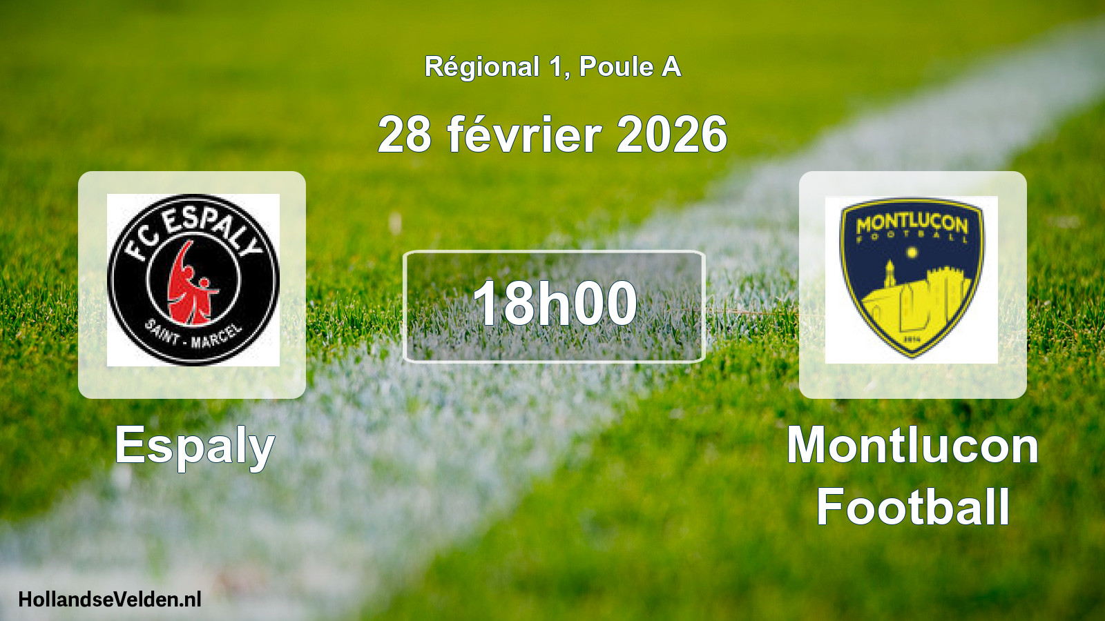 Scheduled Match: Espaly - Montlucon Football (28 February 2026)