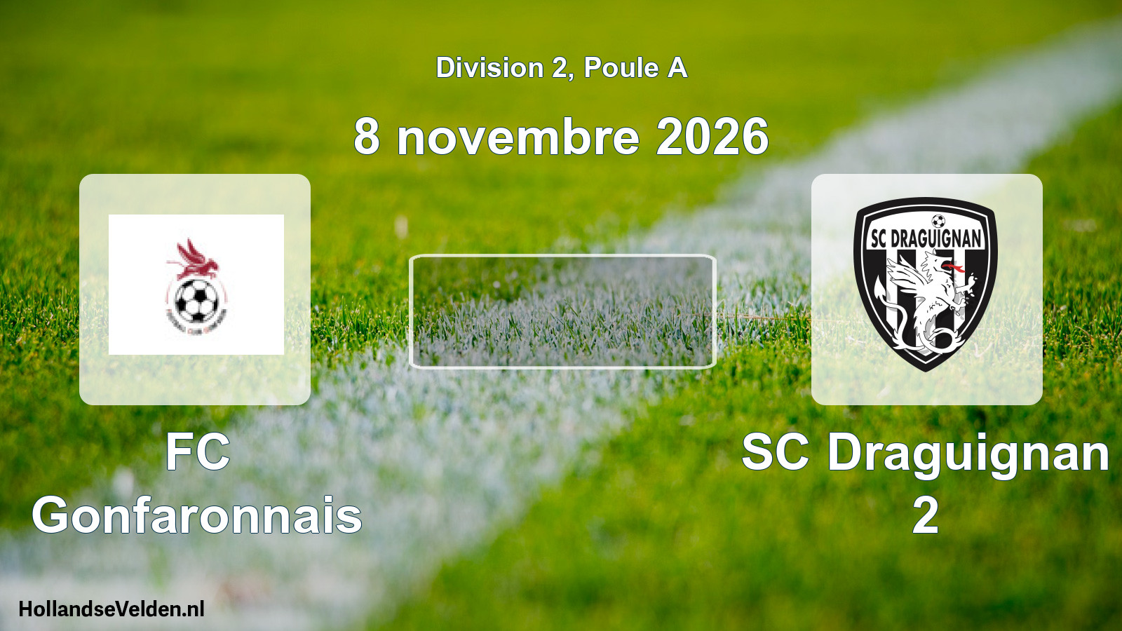 Scheduled Match: FC Gonfaronnais - SC Draguignan 2 (8 November 2026)