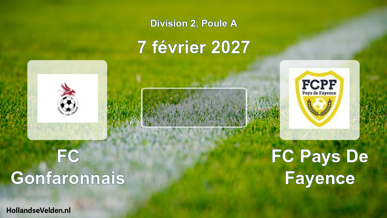 Scheduled Match: FC Gonfaronnais - FC Pays De Fayence (7 February 2027)