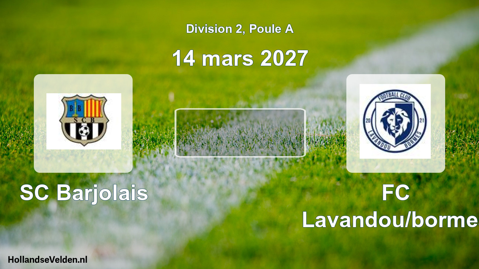 Scheduled Match: SC Barjolais - FC Lavandou/bormes (14 March 2027)