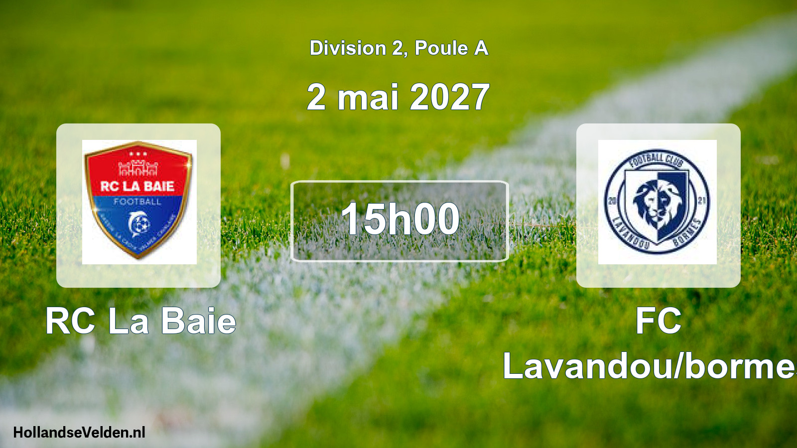 Scheduled Match: RC La Baie - FC Lavandou/bormes (2 May 2027)